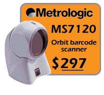 Metrologic MS7120 barcode scanner omnidirectional only $389