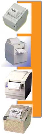 photo of metrologic symbol barcode scanner receipt printer cash drawer