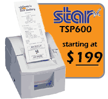 Star TSP600 Receipt Print Starting at $199